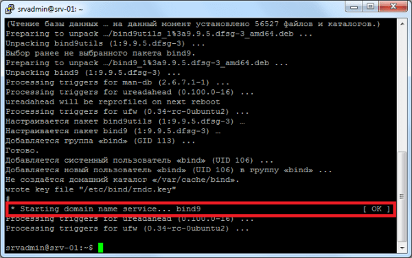 настройка DNS сервера Ubuntu 1