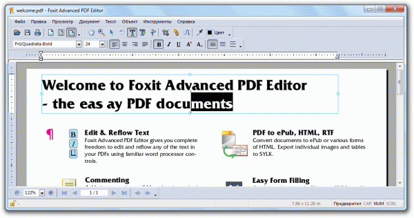 Foxit Advanced Pdf Editor      -  9