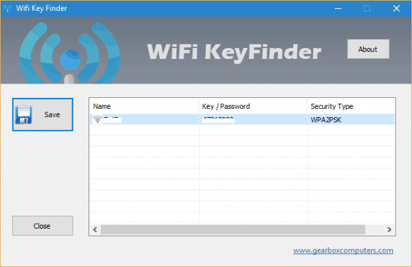 Wifi Key Finder.